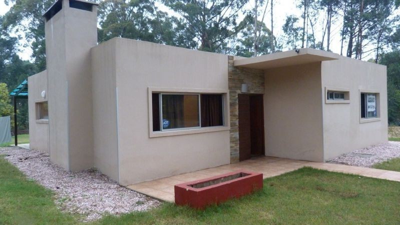 Casa de reciente construcción en la zona de Bosque de Portezuelo.