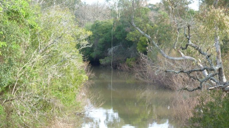 Campo sobre el arroyo Maldonado