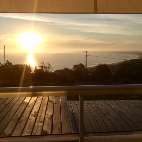 Excelente vista a los atardeceres de Solanas