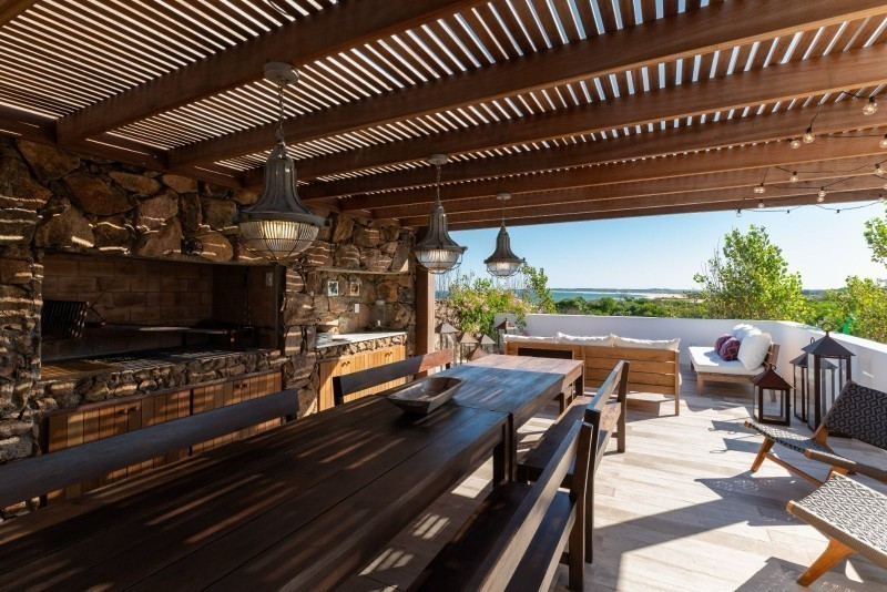 Casa grande en el pueblo con vista a la mansa de Jose Ignacio