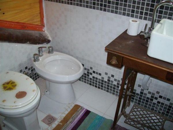 Toda la onda en esta cabaña con vista al mar.