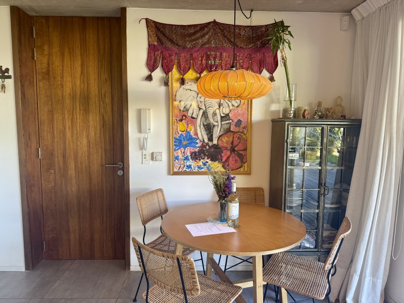 Departamento de 1 dormitorio en Manantiales con jardin