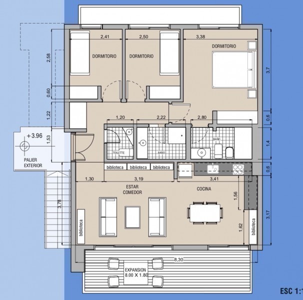 Excelente departamento en La Barra en Venta