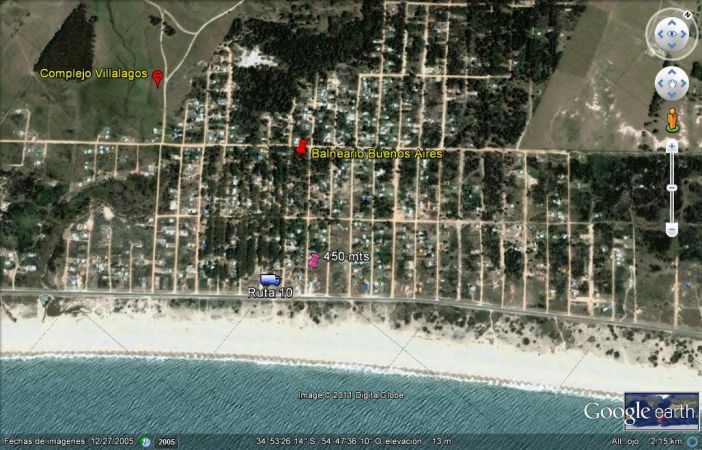 Terreno en venta en Balneario Buenos Aires.