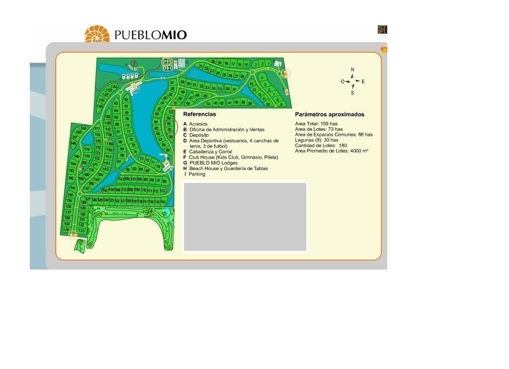 Excelente lote de 4.000 mts en barrio privado en Manantiales