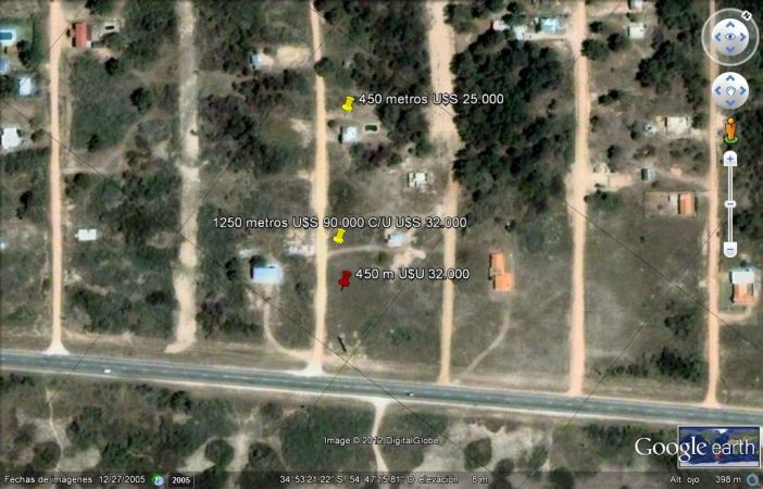 Terreno en venta en Balneario Buenos Aires.