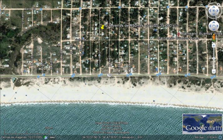 Hermosos terrenos en excelente ubicación a una cuadra y media del mar.