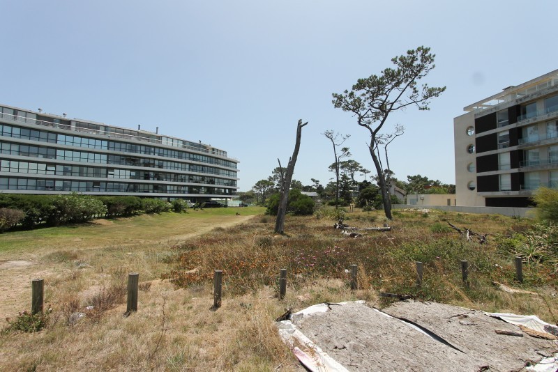 Terreno frente a la mansa apto para edificio bajo