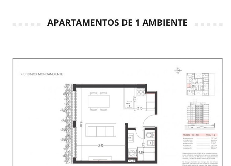 Monoambiente en excelente ubicación RENTA segura - Entrega segundo semestre 2023