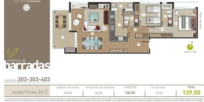 Muy lindo departamento en venta en Carrasco