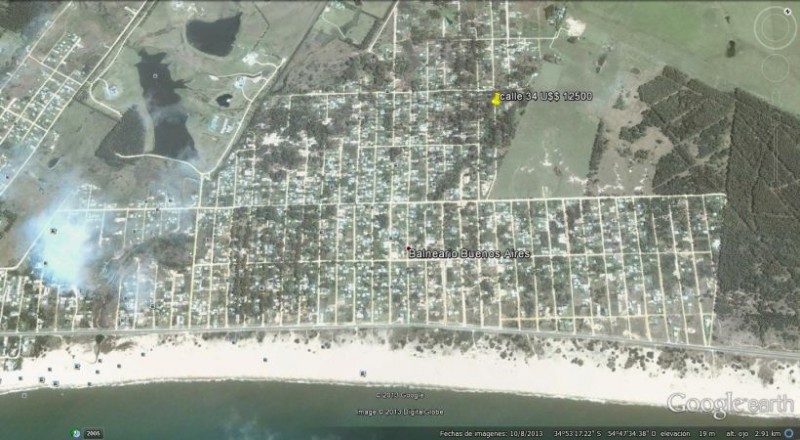 Terreno de 300 m2 ubicado a poco menos de 4 cuadras del mar.