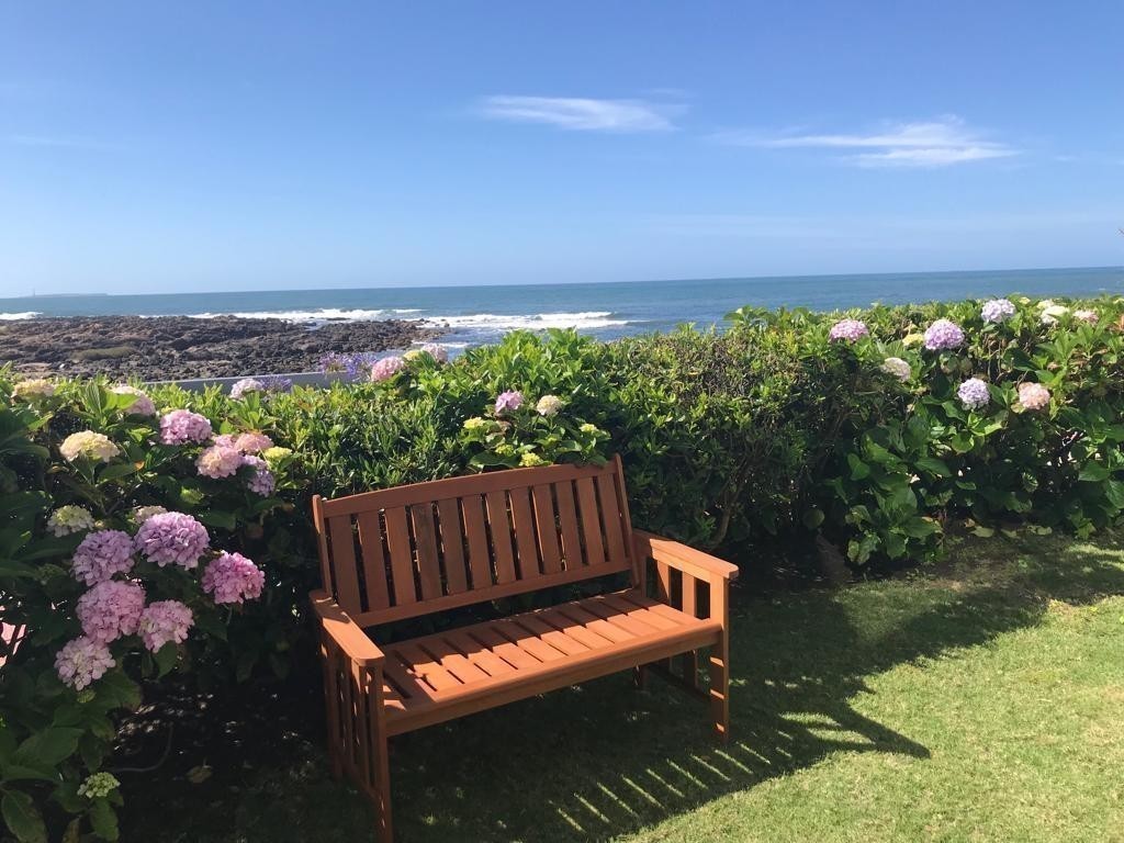 Depto planta baja jardin frente al mar en Peninsula en alquiler
