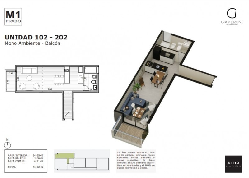 Loft en Venta en el Hermoso PRADO Montevideano . Entrega Noviembre 2023