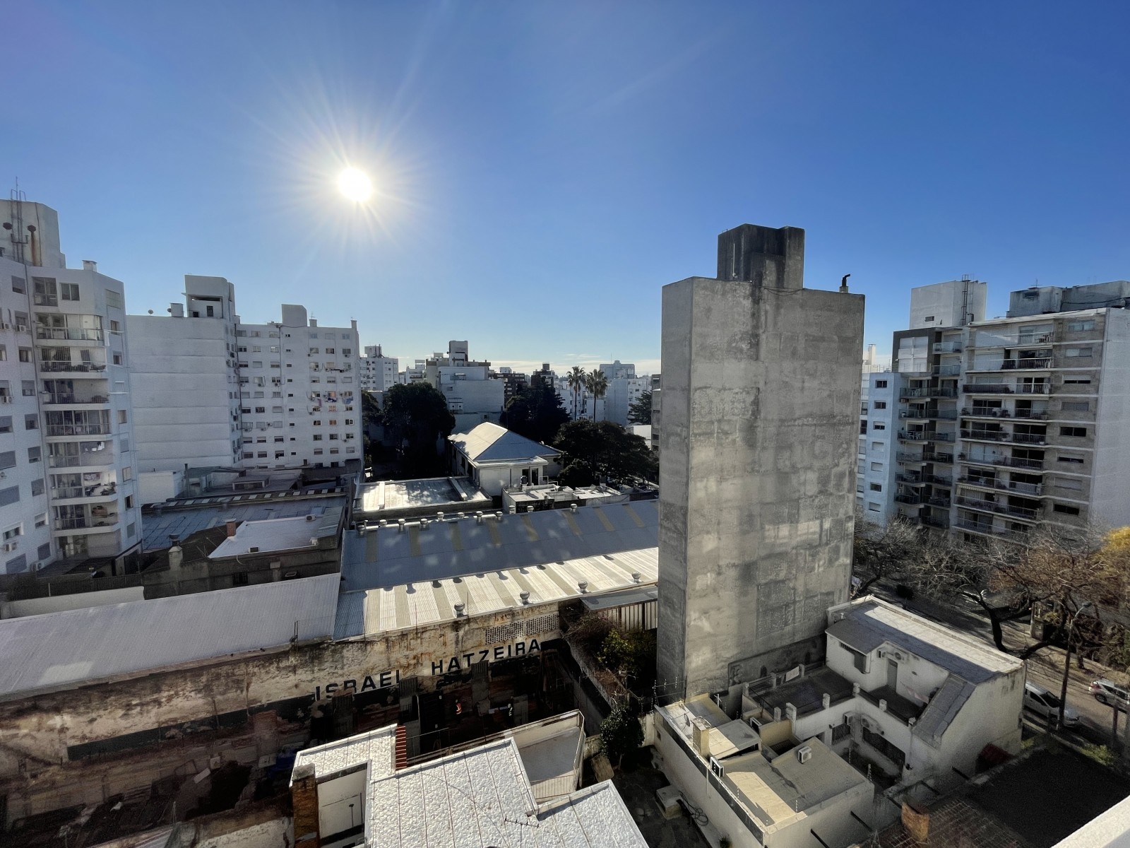 Monoambiente piso alto en Pocitos