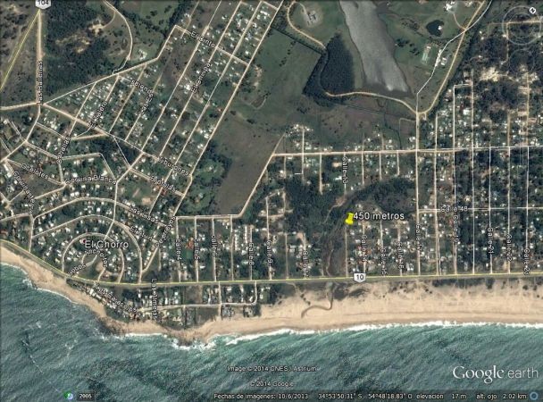 Terreno en venta en Balneario Buenos Aires.