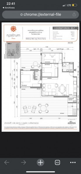 Amplo y luminoso apartamento con patio y Parrillero en Tres Cruces