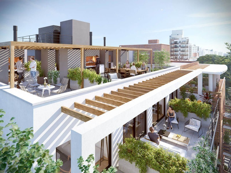 Hermoso Monoambiente con terraza a 1 cuadra de la playa Pocitos