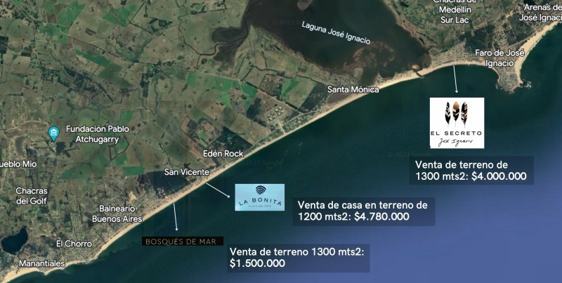 Increible lote sobre el mar