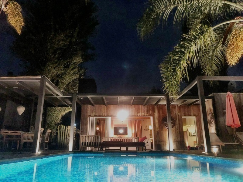 Linda casa con pileta para alquiler en barrio cerrado 
