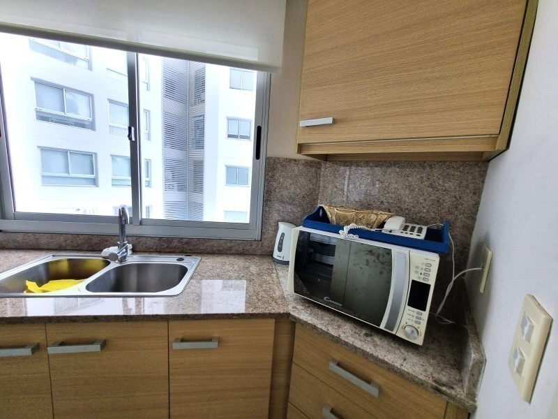 Práctico dpto en alquiler en edificio con amenities completos