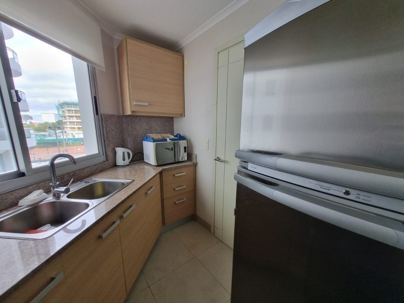 Práctico dpto en alquiler en edificio con amenities completos