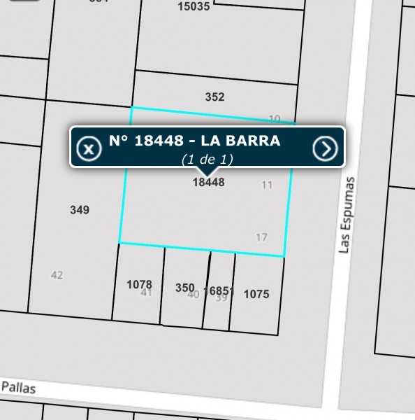 Lote para proyecto en La Barra de la ruta al mar