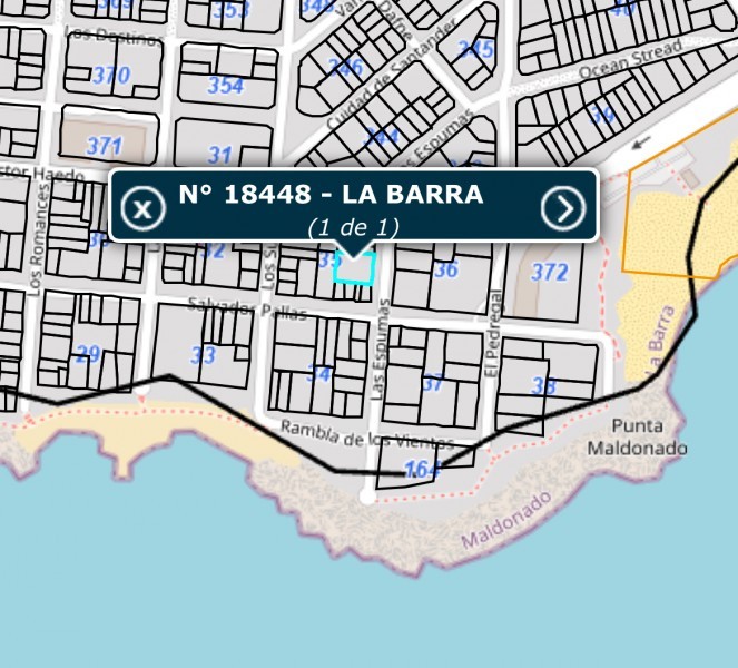 Lote para proyecto en La Barra de la ruta al mar