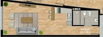 Excelente Monoambiente en Pocitos .PISO 8, Contrafrente. Ideal Inversión!! Entrega Mayo 2025
