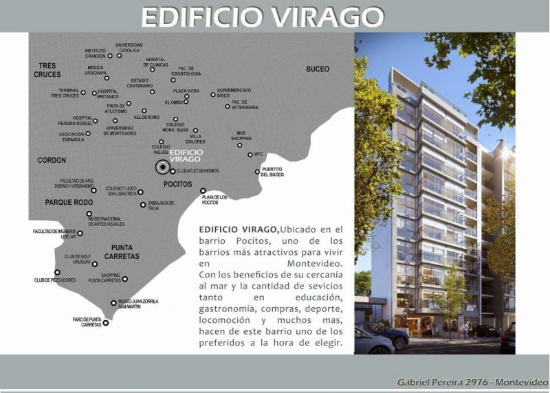 Monoambiente en Pocitos piso 8 al frente . IDEAL RENTA! Entrega Mayo 2025