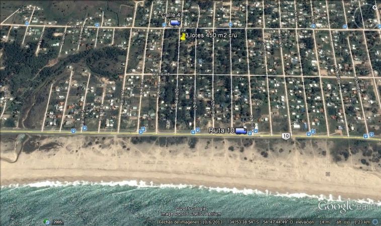Terreno en venta en Balneario Buenos Aires.