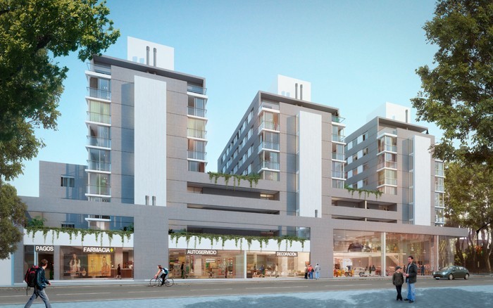 Amplo y luminoso apartamento con patio y Parrillero en Tres Cruces