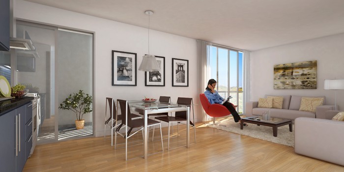 Amplo y luminoso apartamento con patio y Parrillero en Tres Cruces